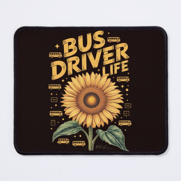 Item preview, Sunflower Bus Driver Gift Idea designed and sold by hettingerchaim.