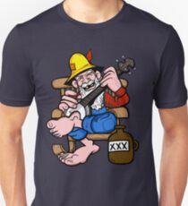 Happy Hillbilly Banjo Guitar Southern Ozark Music Unisex T-Shirt