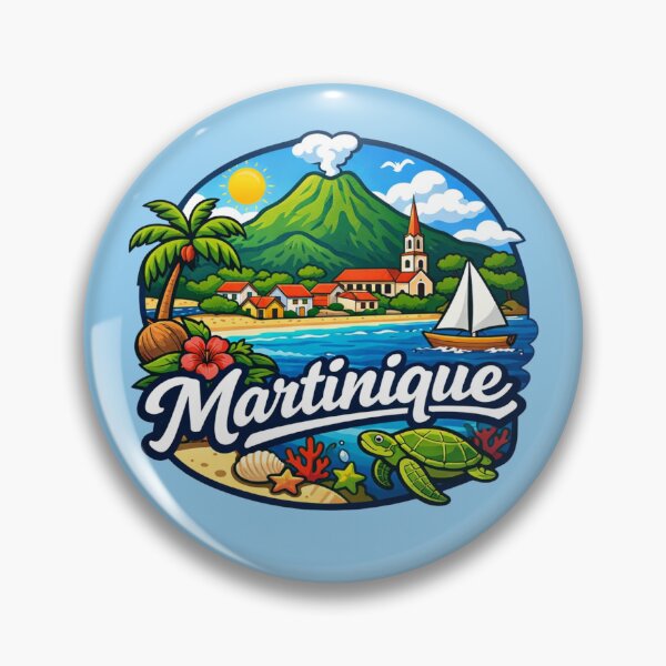 Item preview, Martinique Tropical Island designed and sold by Myra365Art.