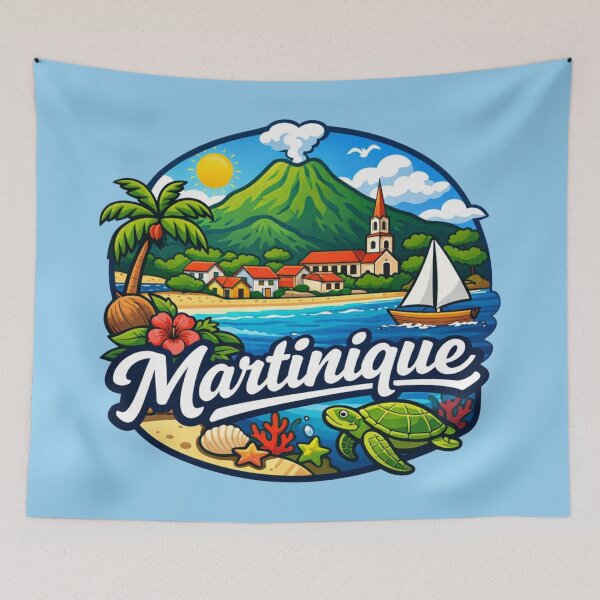 Item preview, Martinique Tropical Island designed and sold by Myra365Art.