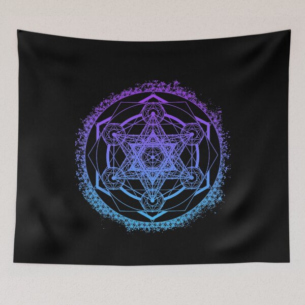 Item preview, Sacred Geometry Mandala Cosmic Line Art Design designed and sold by buikemaariella.