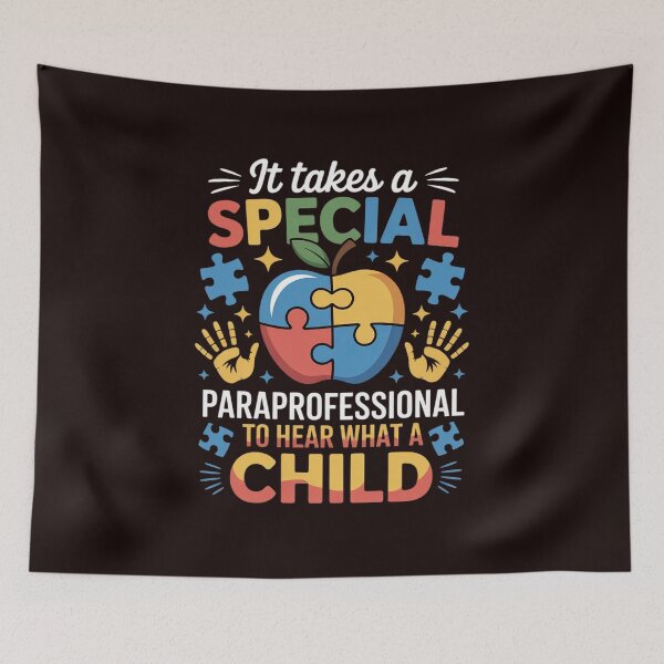 Item preview, Special Paraprofessional Autism Awareness Teacher designed and sold by hettingerchaim.
