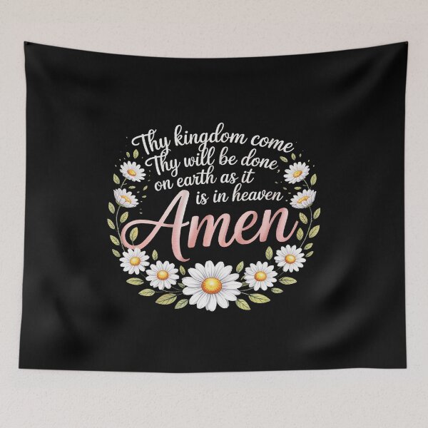 Item preview, Thy Will Be Done On Earth As It Is In Heaven Christian Faith designed and sold by HORIZBoutique.