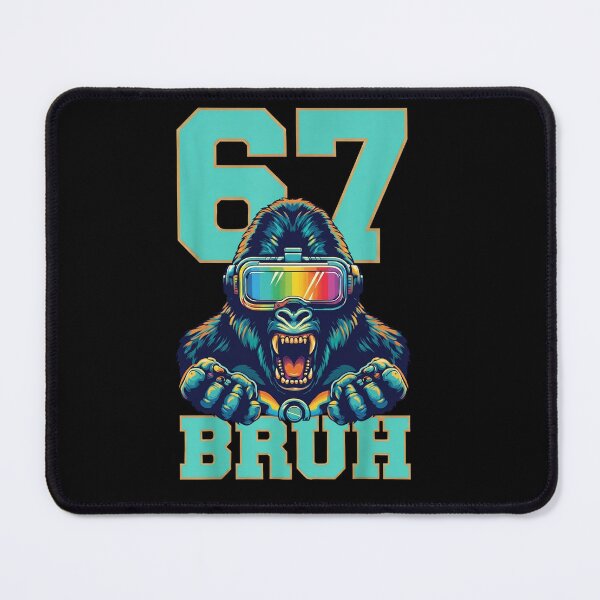 Item preview, 67 Bruh Gorilla Six Seven 6 7 Graphic Tee designed and sold by LashondaGreen89.