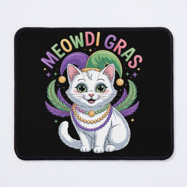 Item preview, Mardi Gras Cat Sound Masked Beads Owner Parades Carnaval Men Women Kids designed and sold by Moxizz.