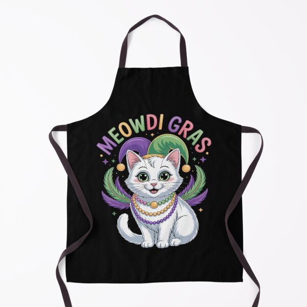 Item preview, Mardi Gras Cat Sound Masked Beads Owner Parades Carnaval Men Women Kids designed and sold by Moxizz.