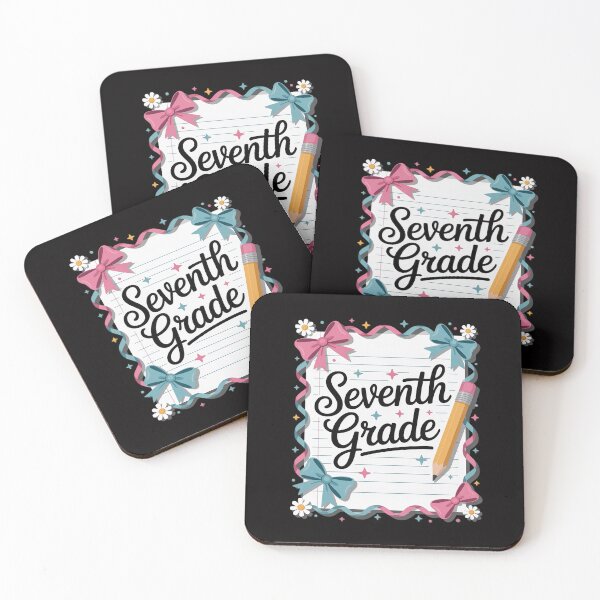 Item preview, Seventh Grade Back to School for Pink Notebook designed and sold by demarioTTS.
