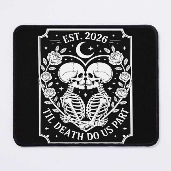 Item preview, Till Death Do Us Part Gothic Skeleton Wedding Matching designed and sold by HORIZBoutique.