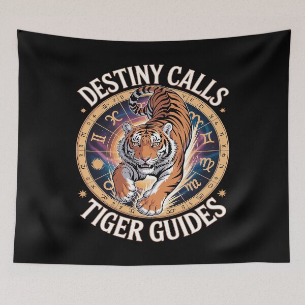 Item preview, Tiger Astrology Fate Stargazers Nature Lover designed and sold by HORIZBoutique.