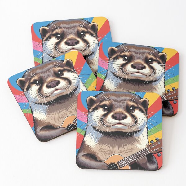 Item preview, Ukulele Otter Party Time designed and sold by Dogandesighn.