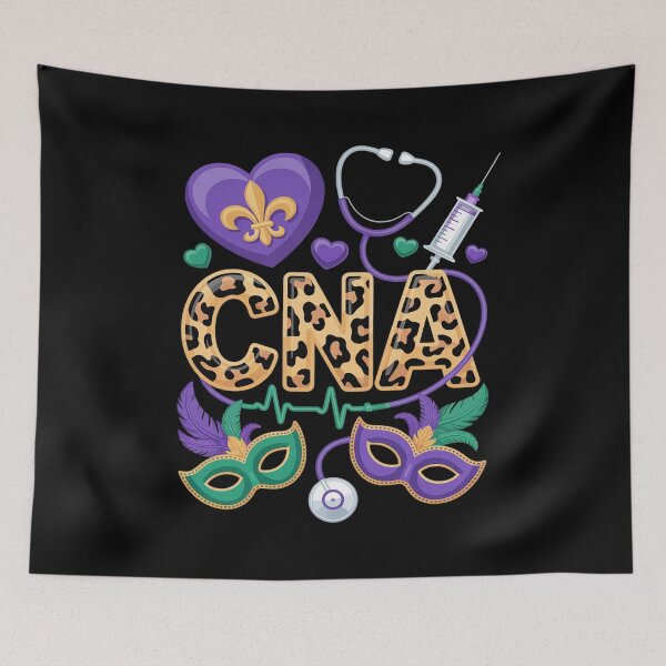Item preview, Mardi Gras Certified Nursing Assistant Mardil Gras Nurse designed and sold by Moxizz.