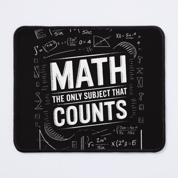 Item preview, Science Nerd Math The Only Subject That Counts Math designed and sold by demarioTTS.