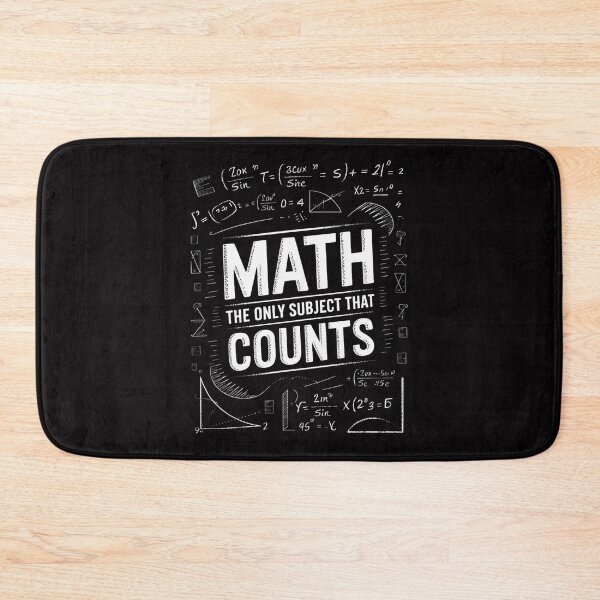 Item preview, Science Nerd Math The Only Subject That Counts Math designed and sold by demarioTTS.