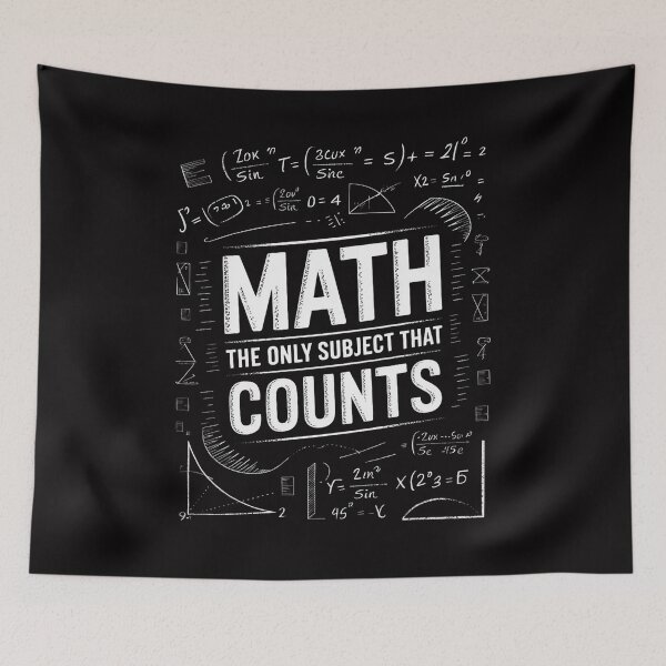 Item preview, Science Nerd Math The Only Subject That Counts Math designed and sold by demarioTTS.