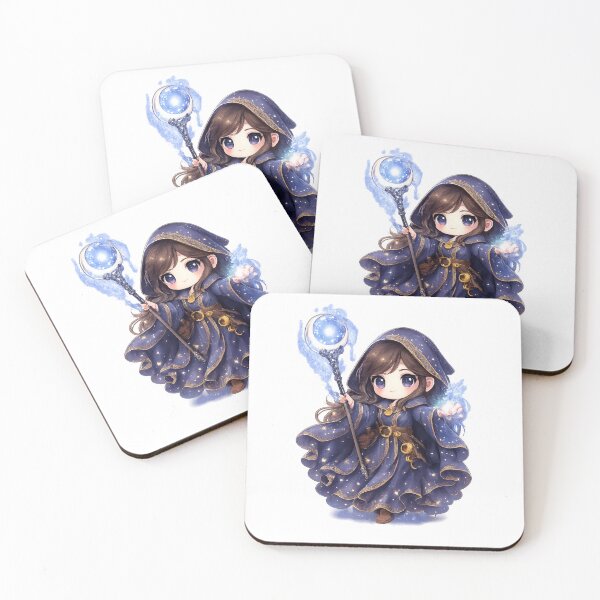 Item preview, Kawaii Chibi Wizard Girl designed and sold by kimkosovo.