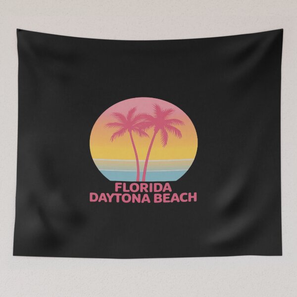 Item preview, Daytona Beach FL Pink Palm Tree Styled Daytona Beach Florida designed and sold by katherintration.