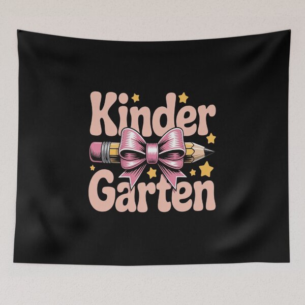 Item preview, First Day Of School Kindergarten Girls Coquette Bow Teacher designed and sold by Catharsiscath.