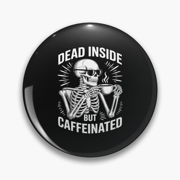 Artikelvorschau, Innerlich tot, aber koffeinhaltig Halloween Lustiger Skelettkaffee entworfen und verkauft von katherintration.