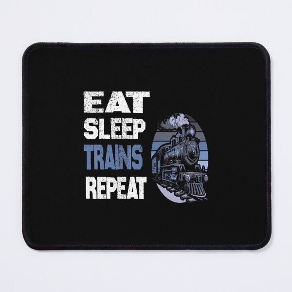Item preview, Eat Sleep Trains Repeat designed and sold by charitashmoqs.