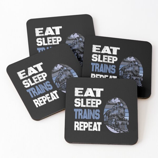 Item preview, Eat Sleep Trains Repeat designed and sold by charitashmoqs.