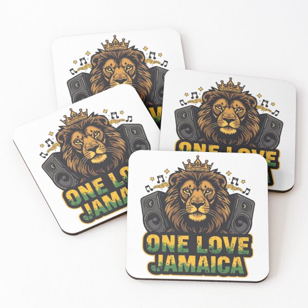 Item preview, One Love Jamaica Lion of Judah Reggae Pride Design designed and sold by GlobeExplorertv.
