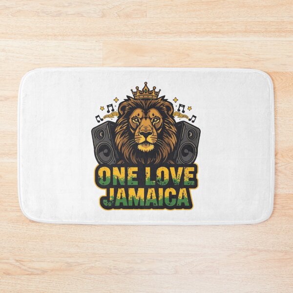 Item preview, One Love Jamaica Lion of Judah Reggae Pride Design designed and sold by GlobeExplorertv.