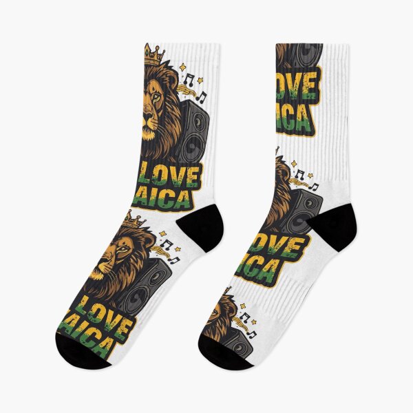 Item preview, One Love Jamaica Lion of Judah Reggae Pride Design designed and sold by GlobeExplorertv.