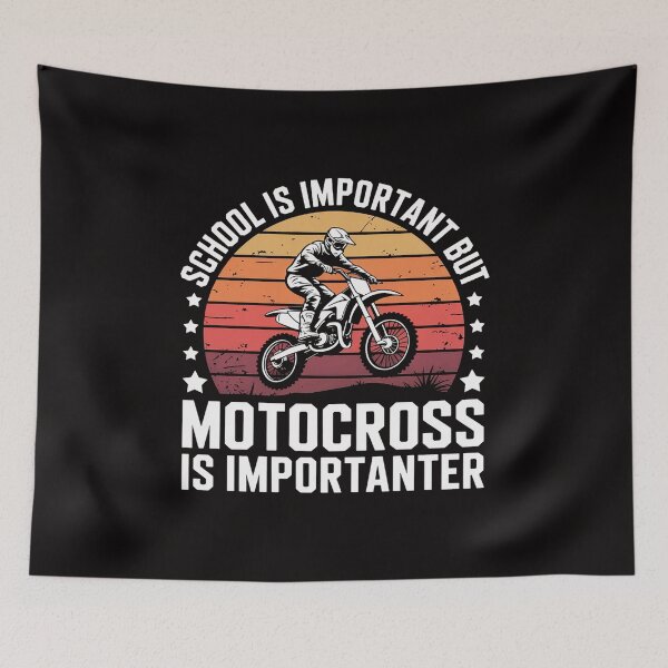 Item preview, School Is Important But Motocross is Importanter designed and sold by portcrysral.