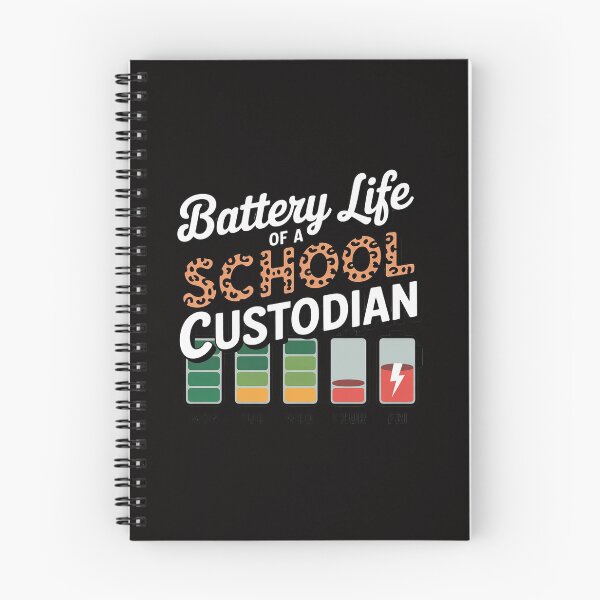 Item preview, School Custodian Battery Life School Janitor designed and sold by portcrysral.