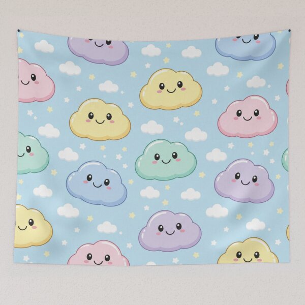Item preview, Cute seamless pattern of clouds  designed and sold by FashioonTrends.