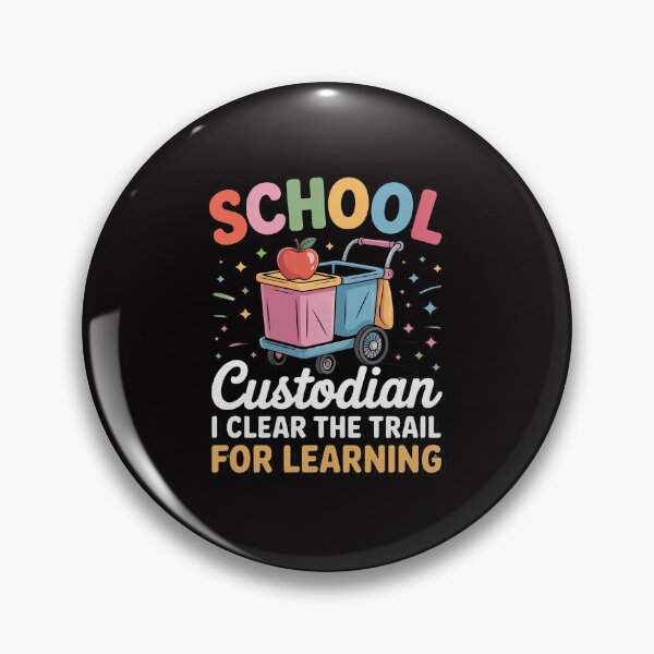Item preview, School Custodian I Clean The Trail For Learning Janitor designed and sold by portcrysral.