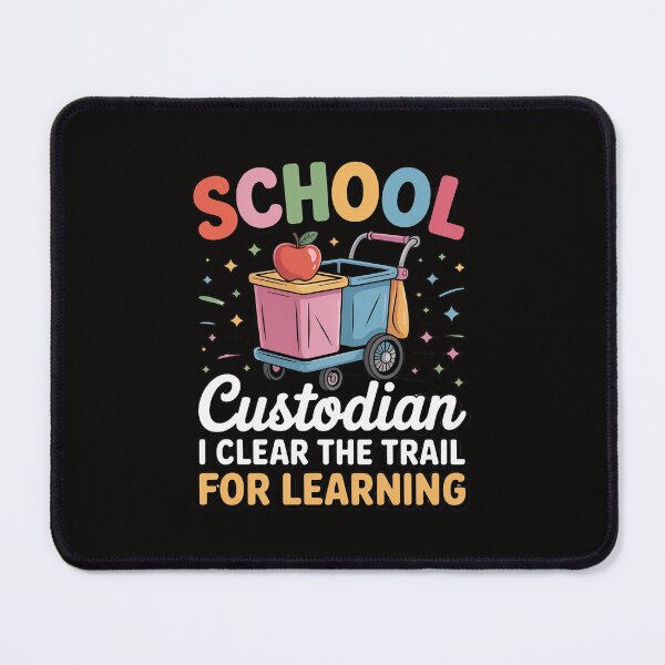 Item preview, School Custodian I Clean The Trail For Learning Janitor designed and sold by portcrysral.