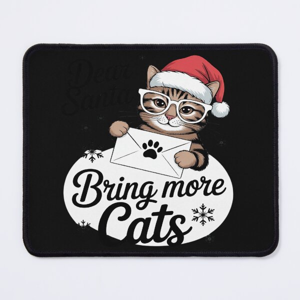 Item preview, Dear Santa Bring More Cats Christmas Pajama designed and sold by katherintration.