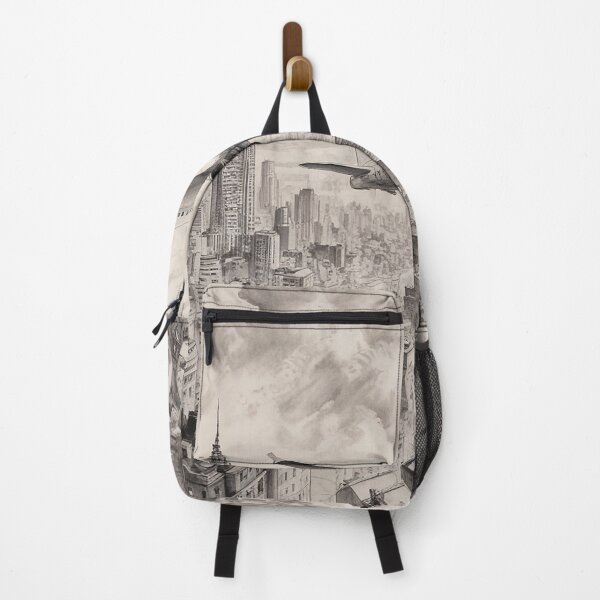 Item preview, Aeroplane Flying Over City Digital Print Design designed and sold by imanshu.