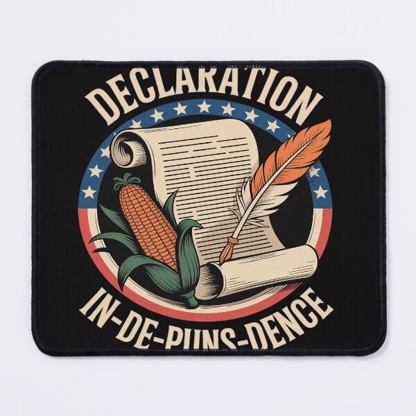 Item preview, Declaration of In-de-puns-dence USA Flag America 4th Of July designed and sold by katherintration.