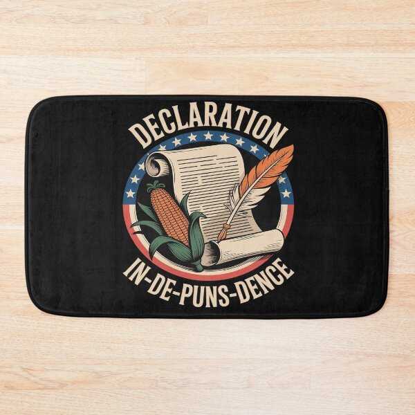 Item preview, Declaration of In-de-puns-dence USA Flag America 4th Of July designed and sold by katherintration.