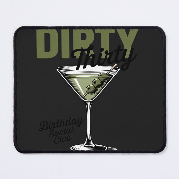 Item preview, Dirty Thirty Birthday Social Club Green Martini designed and sold by katherintration.