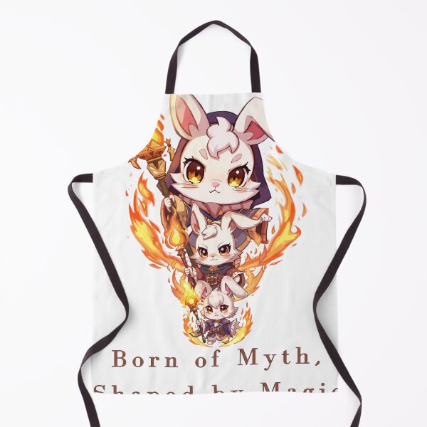 Item preview, Kael – Flame-Born Rabbit Monk | Cute Chibi Fire Mage Character designed and sold by Monzora.