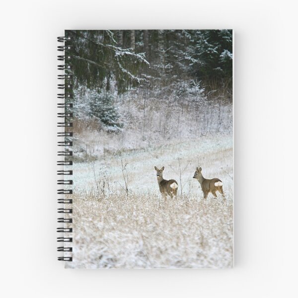 Item preview, The frozen fields. Roe deer designed and sold by Jouko Lehto Photography.