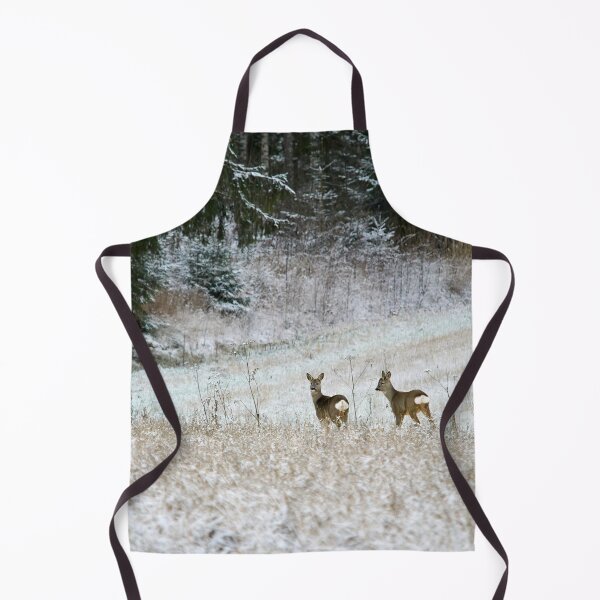 Item preview, The frozen fields. Roe deer designed and sold by Jouko Lehto Photography.