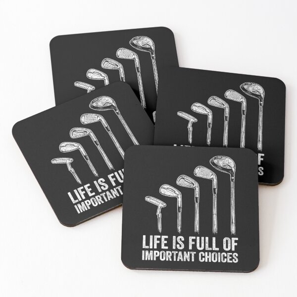 Item preview, Life Is Full Of Important Choices Funny Golf designed and sold by Mason-Pride.