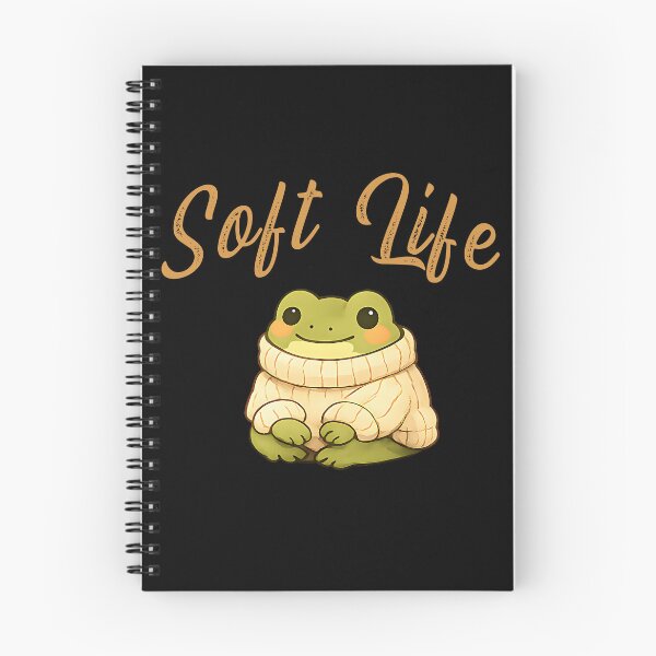 Item preview, Soft Life Frog – Cozy Cottagecore Frog Illustration designed and sold by My Cool Store.
