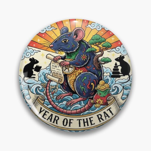 Item preview, YEAR OF THE RAT designed and sold by likbatonboot.