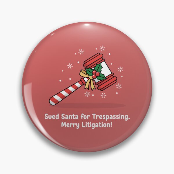 Item preview, Sued Santa for Trespassing - Funny Merry Litigation Lawyer Christmas designed and sold by nine-90.