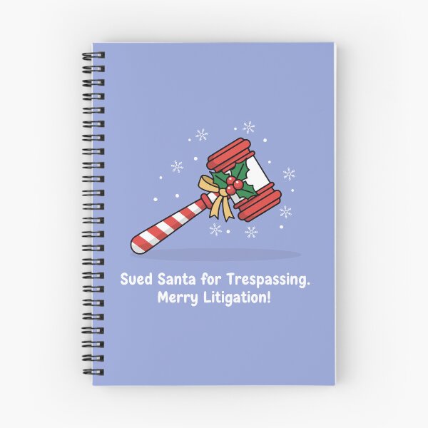 Item preview, Sued Santa for Trespassing - Funny Merry Litigation Lawyer Christmas designed and sold by nine-90.