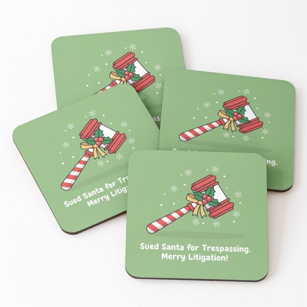 Item preview, Sued Santa for Trespassing - Funny Merry Litigation Lawyer Christmas designed and sold by nine-90.