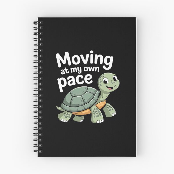 Item preview, Tortoise MOVING AT MY OWN PACE Funny Tortoise Lovers designed and sold by FluoroWave.