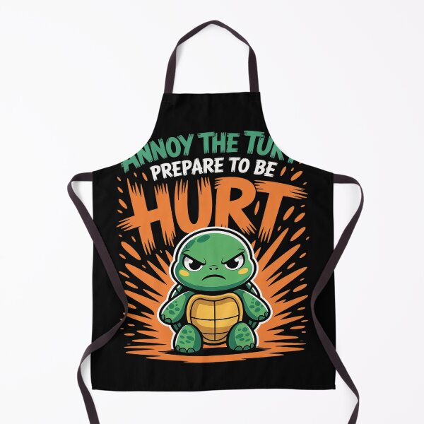 Item preview, Tortoise ANNOY THE TURT PREPARE TO BE HURT Turtles designed and sold by FluoroWave.