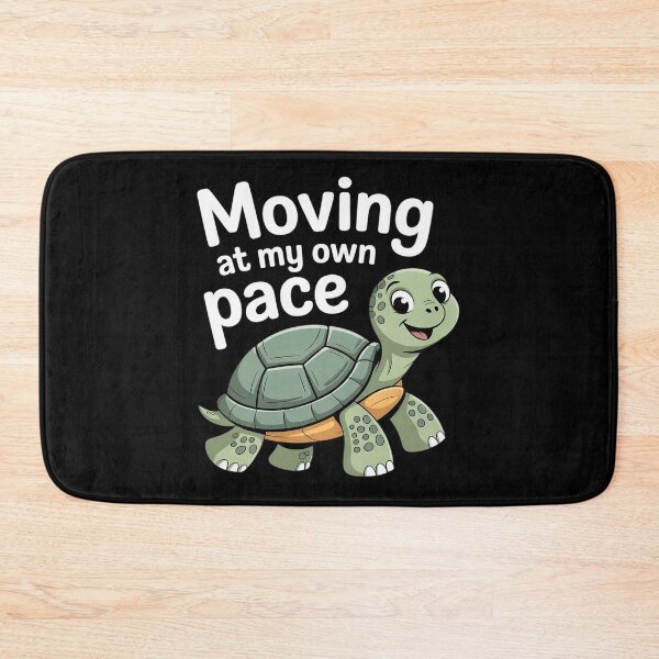 Item preview, Tortoise MOVING AT MY OWN PACE Funny Tortoise Lovers designed and sold by FluoroWave.