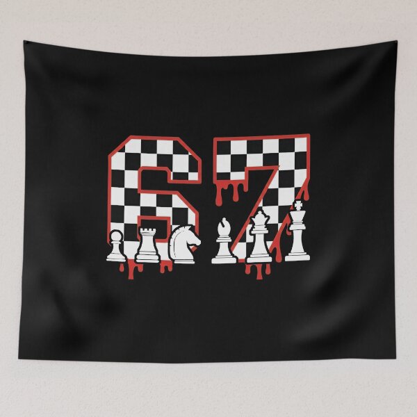 Item preview, 67 Six Seven Dripping Chess Streetwear Graphic Tee designed and sold by LashondaGreen89.